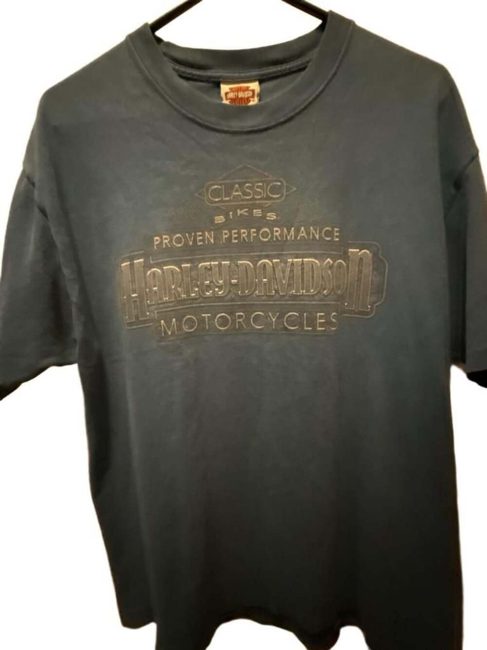 Harley-Davidson Grand Canyon T-Shirt Size L Blue Bellemont Arizona